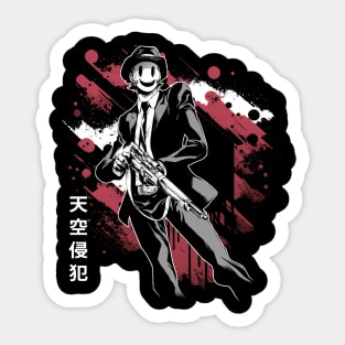 Urban Peril Yuri S Triumph Over Fear In High Rise Invasion Sticker